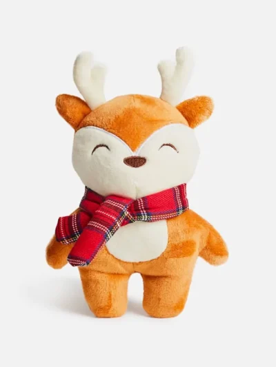 Reindeer Stuffed Animal—Orange